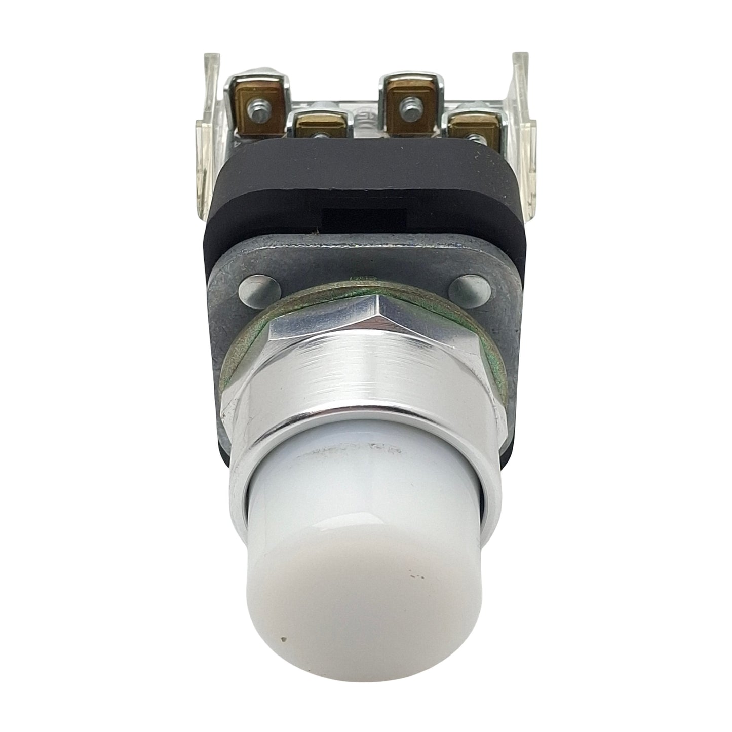 Used Allen Bradley 800T-QBH2W White Illuminated Momentary Push Button, ø30mm, 1NO/1NC