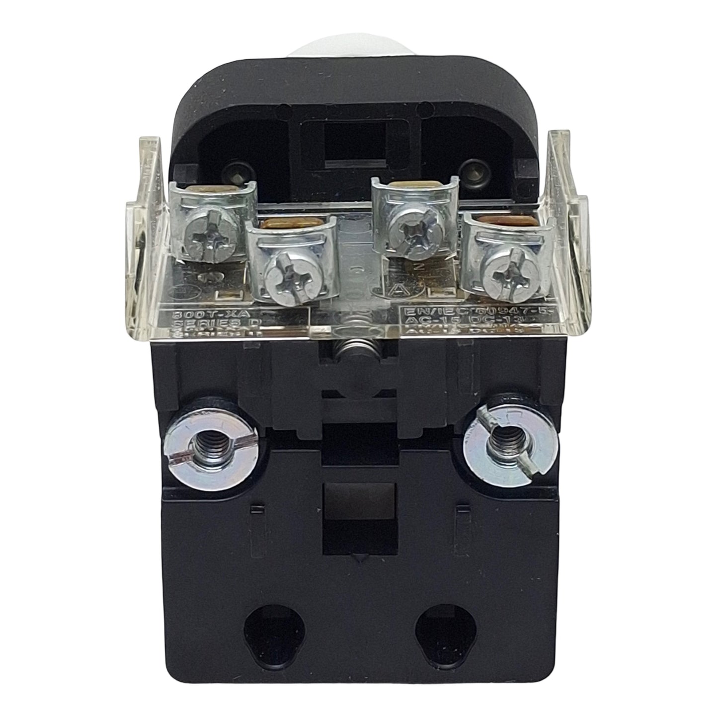 Used Allen Bradley 800T-QBH2W White Illuminated Momentary Push Button, ø30mm, 1NO/1NC