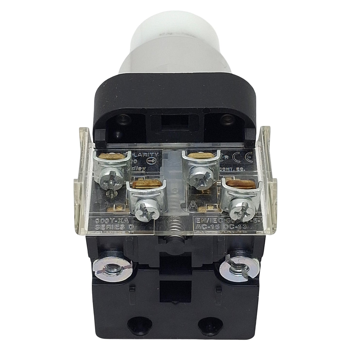 Used Allen Bradley 800T-QBH2W White Illuminated Momentary Push Button, ø30mm, 1NO/1NC