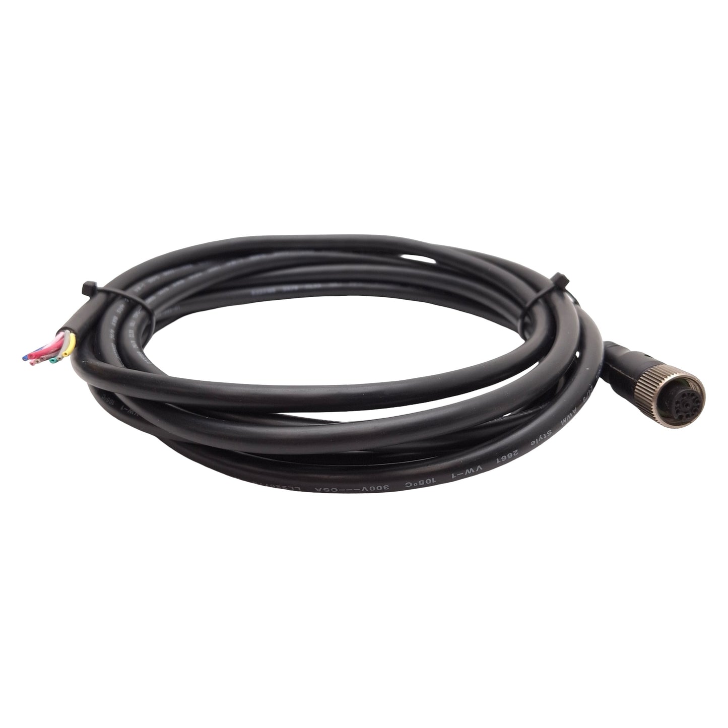 Used Allen Bradley 889D-F8AB-10 Cordset, 30VAC/DC 2A, M12 8-Pin QD Female, 10ft