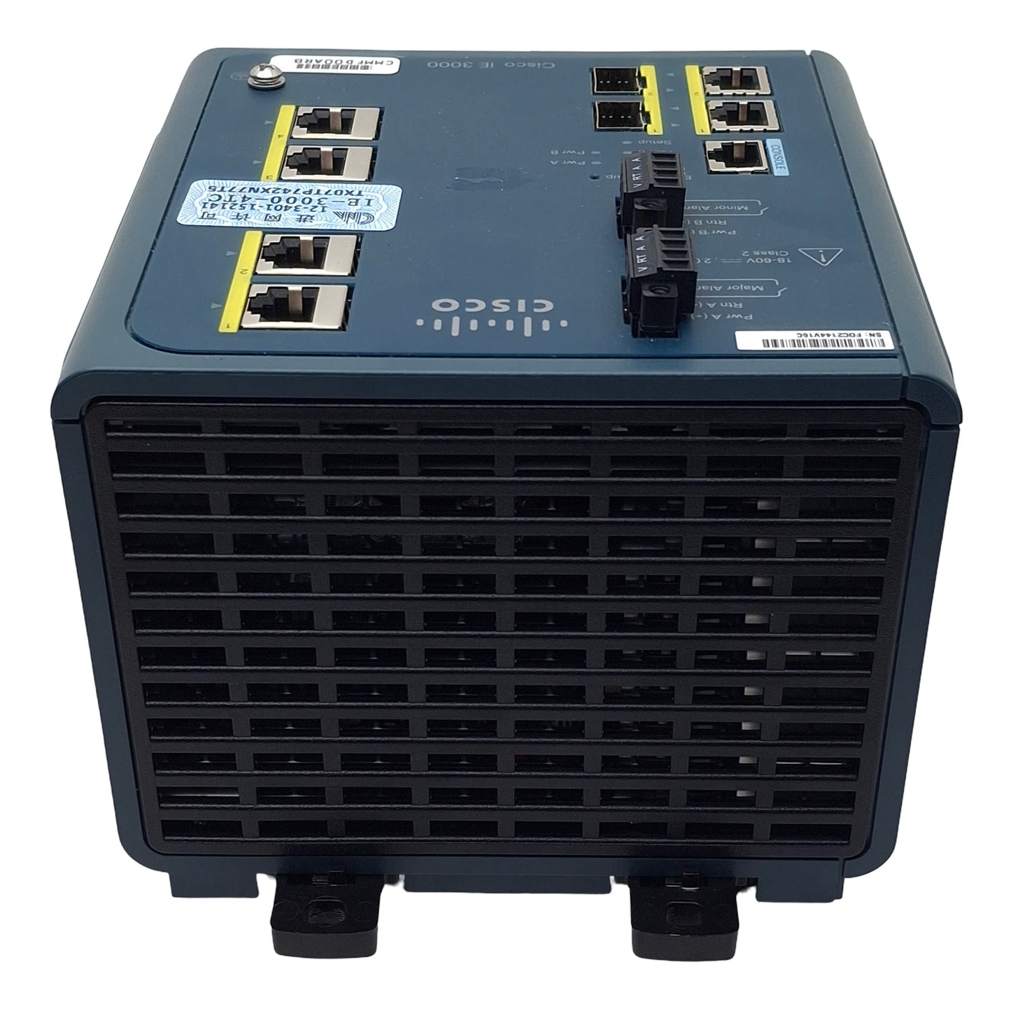 New – Open box Cisco IE-3000-4TC Industrial Ethernet Switch, Layer 2, 4x 10/100 Ports, 18-60VDC