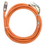 Used Allen Bradley 2090-CSWM1DF-14AA12 Kinetix Single Motor Power/Feedback Cable, 5m