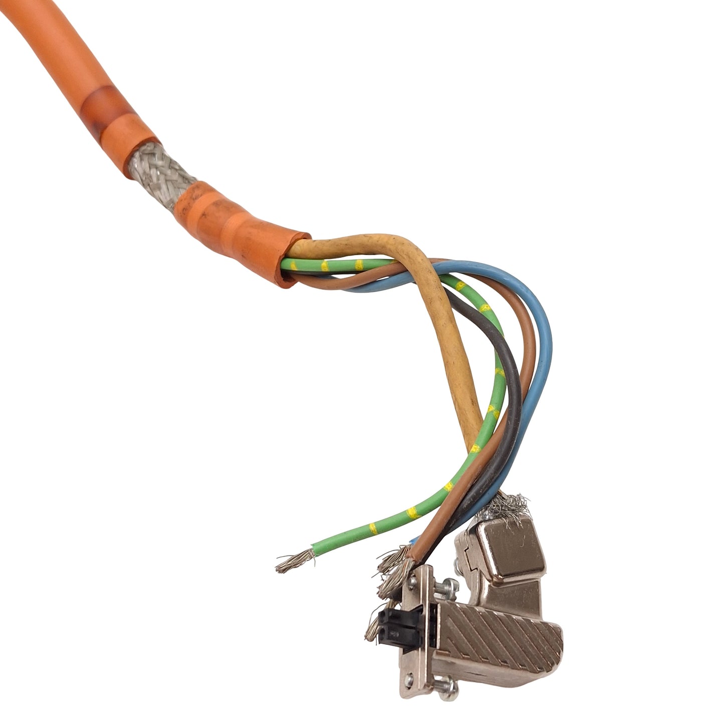 Used Allen Bradley 2090-CSWM1DF-14AA12 Kinetix Single Motor Power/Feedback Cable, 5m