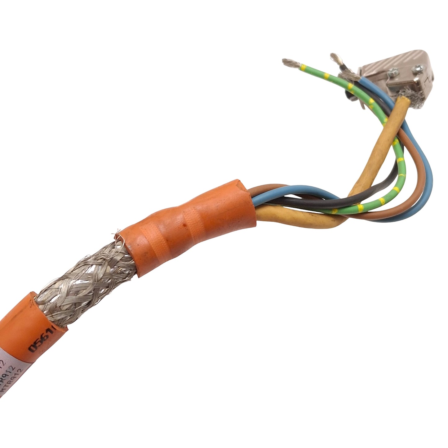 Used Allen Bradley 2090-CSWM1DF-14AA12 Kinetix Single Motor Power/Feedback Cable, 5m