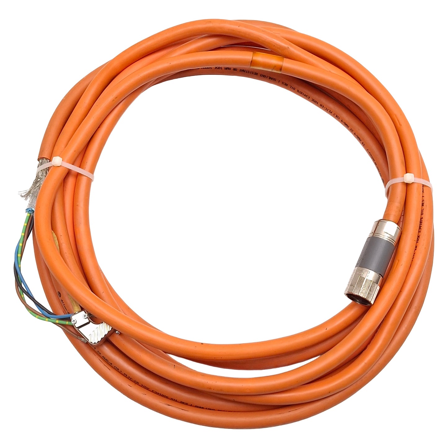 Used Allen Bradley 2090-CSWM1DF-14AA12 Kinetix Single Motor Power/Feedback Cable, 12m