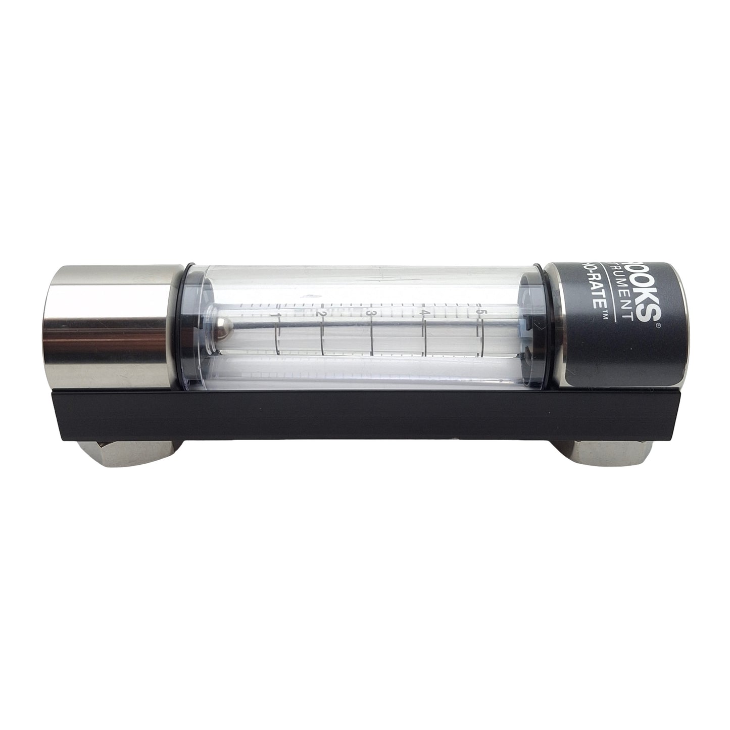 New Brooks Instruments 1250AD6073WGQNV Glass Flometer, 1-5GPH H2O, 200psi, 1/8in NPT