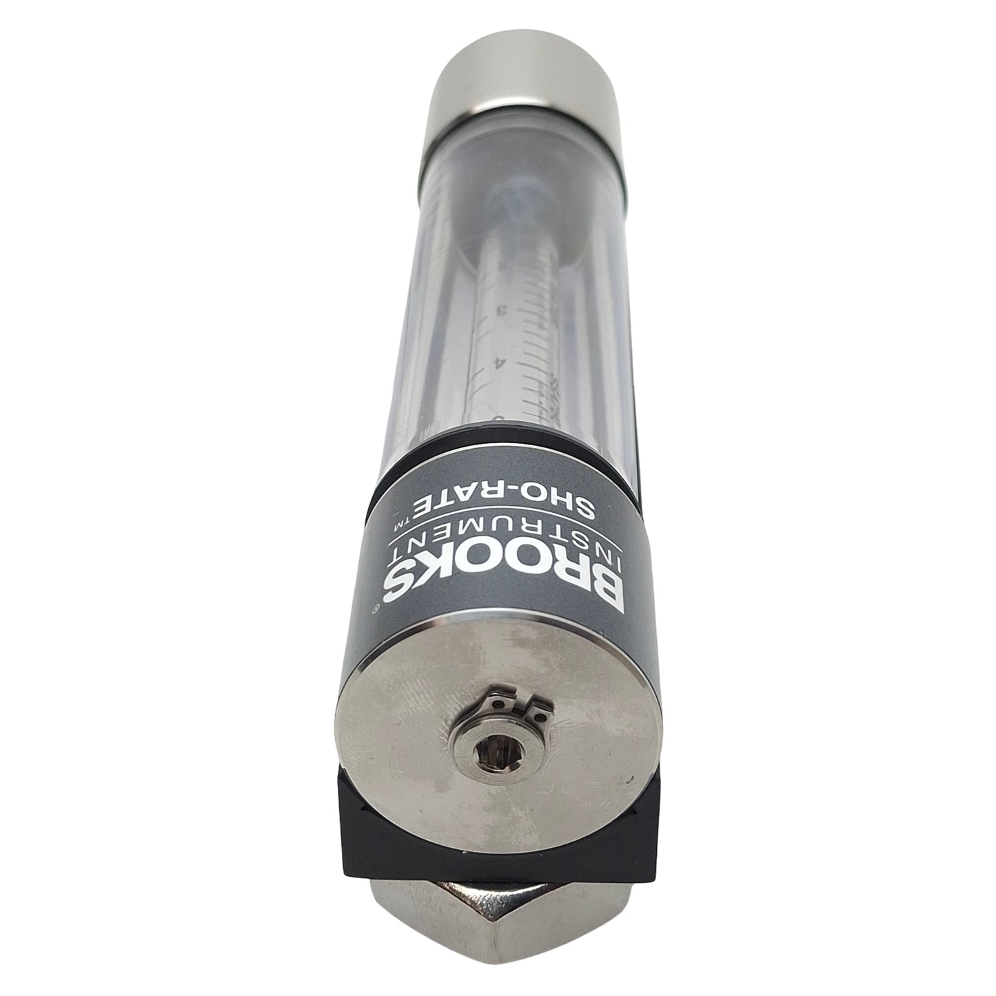 New Brooks Instruments 1250AD6073WGQNV Glass Flometer, 1-5GPH H2O, 200psi, 1/8in NPT