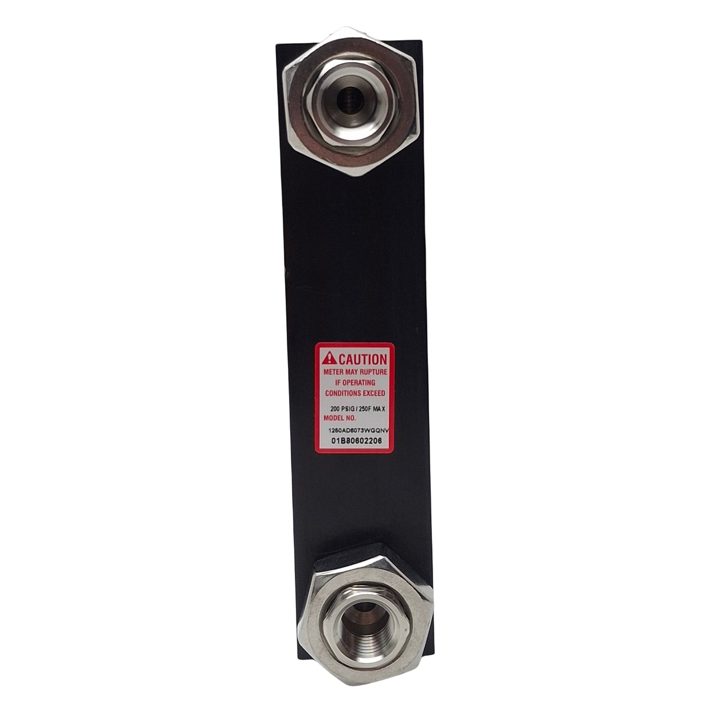 New Brooks Instruments 1250AD6073WGQNV Glass Flometer, 1-5GPH H2O, 200psi, 1/8in NPT