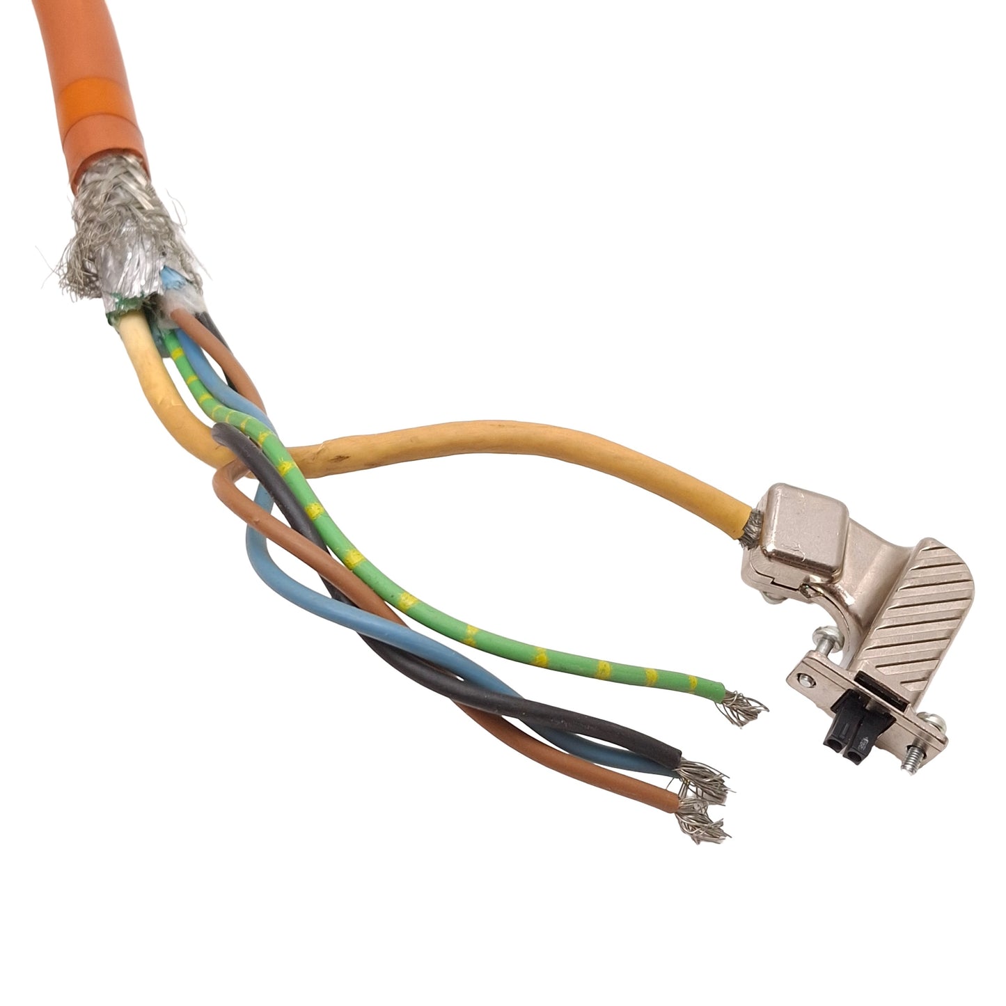 Used Allen Bradley 2090-CSWM1DF-14AA09 Kinetix Single Motor Power/Feedback Cable, 4m