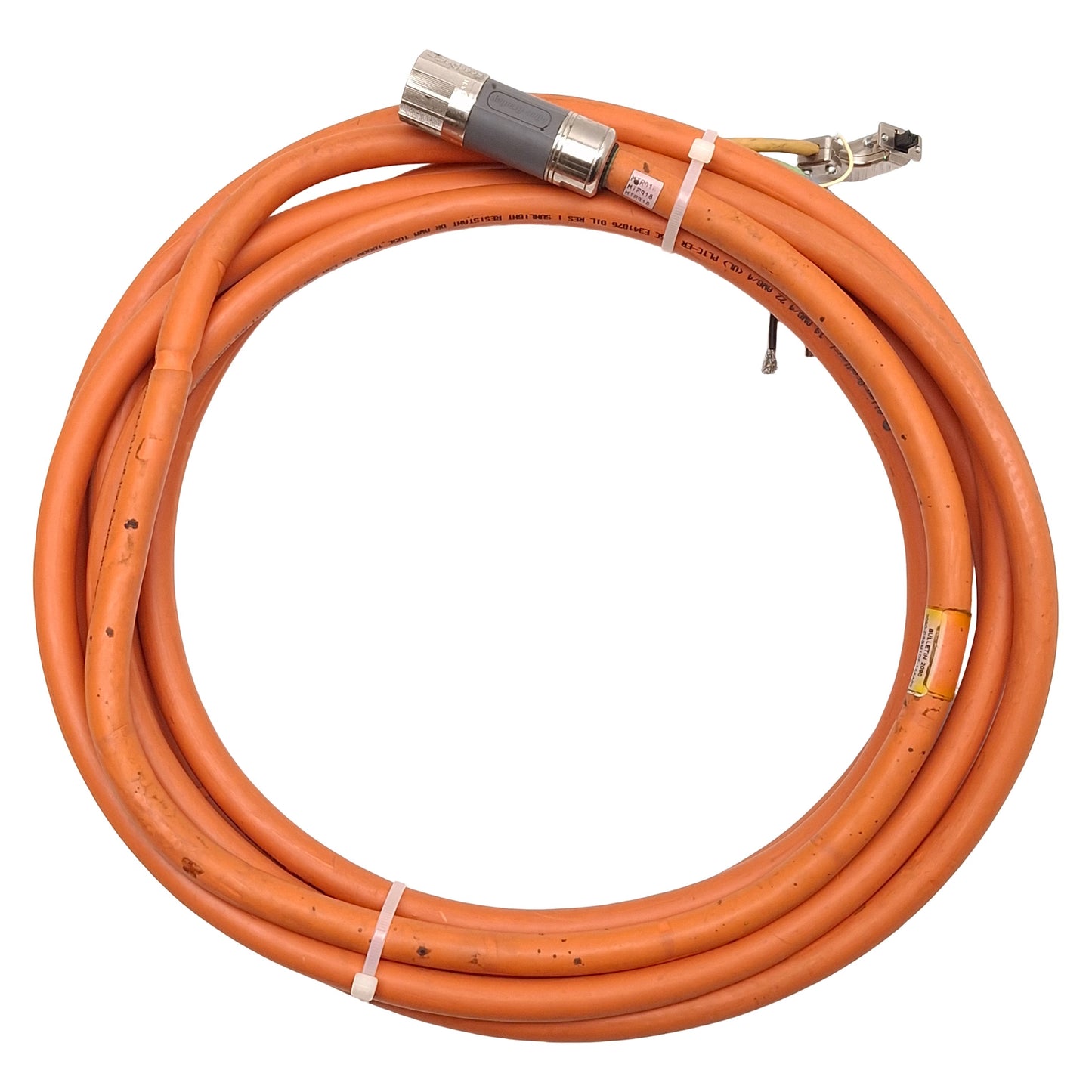 Used Allen Bradley 2090-CSWM1DF-14AA09 Kinetix Single Motor Power/Feedback Cable, 6m