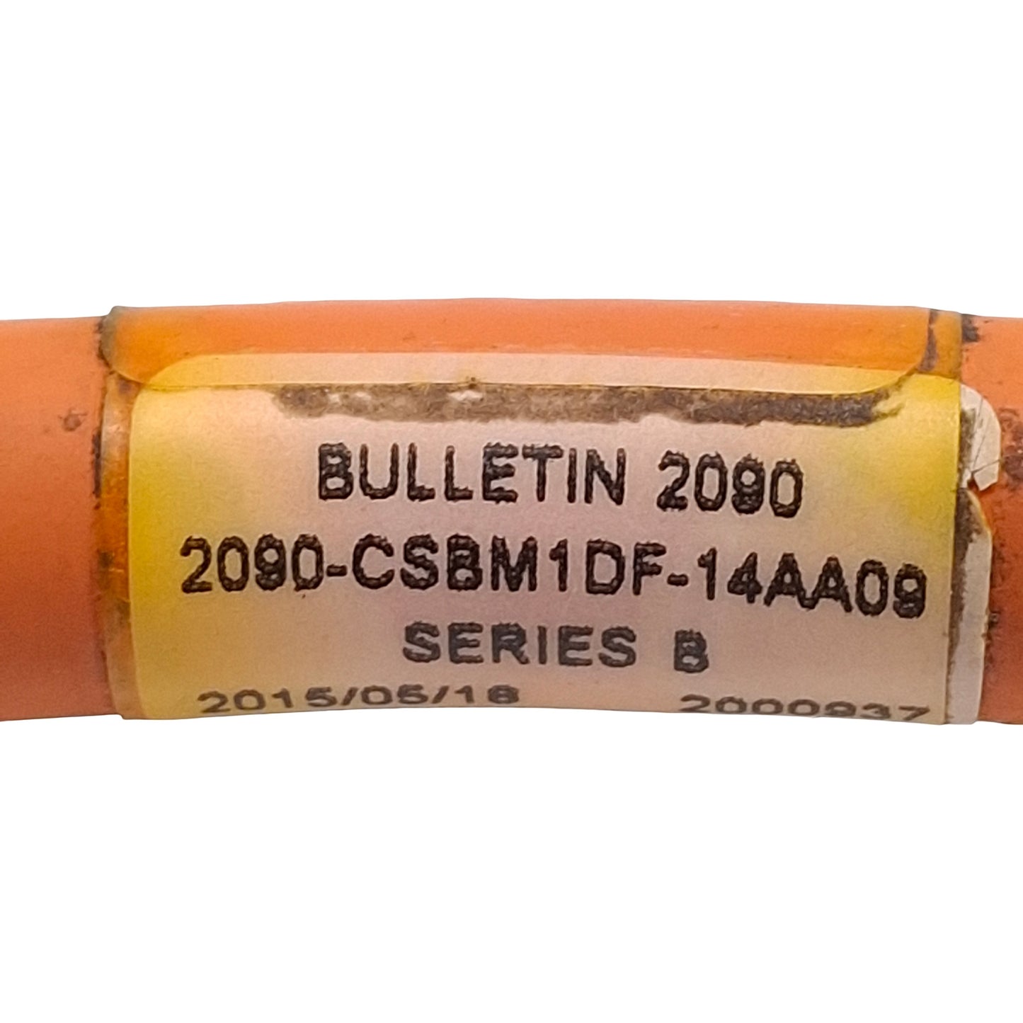 Used Allen Bradley 2090-CSWM1DF-14AA09 Kinetix Single Motor Power/Feedback Cable, 6m