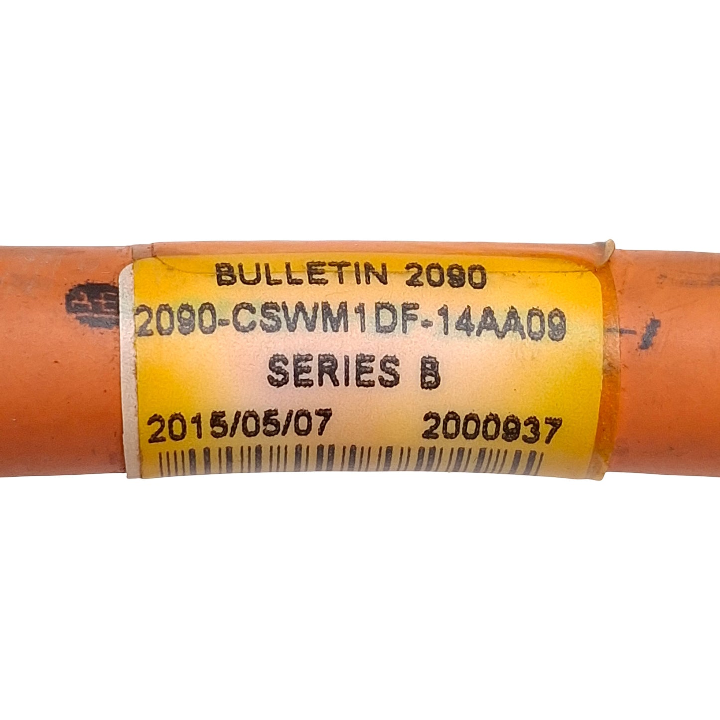 Used Allen Bradley 2090-CSWM1DF-14AA09 Kinetix Single Motor Power/Feedback Cable, 9m