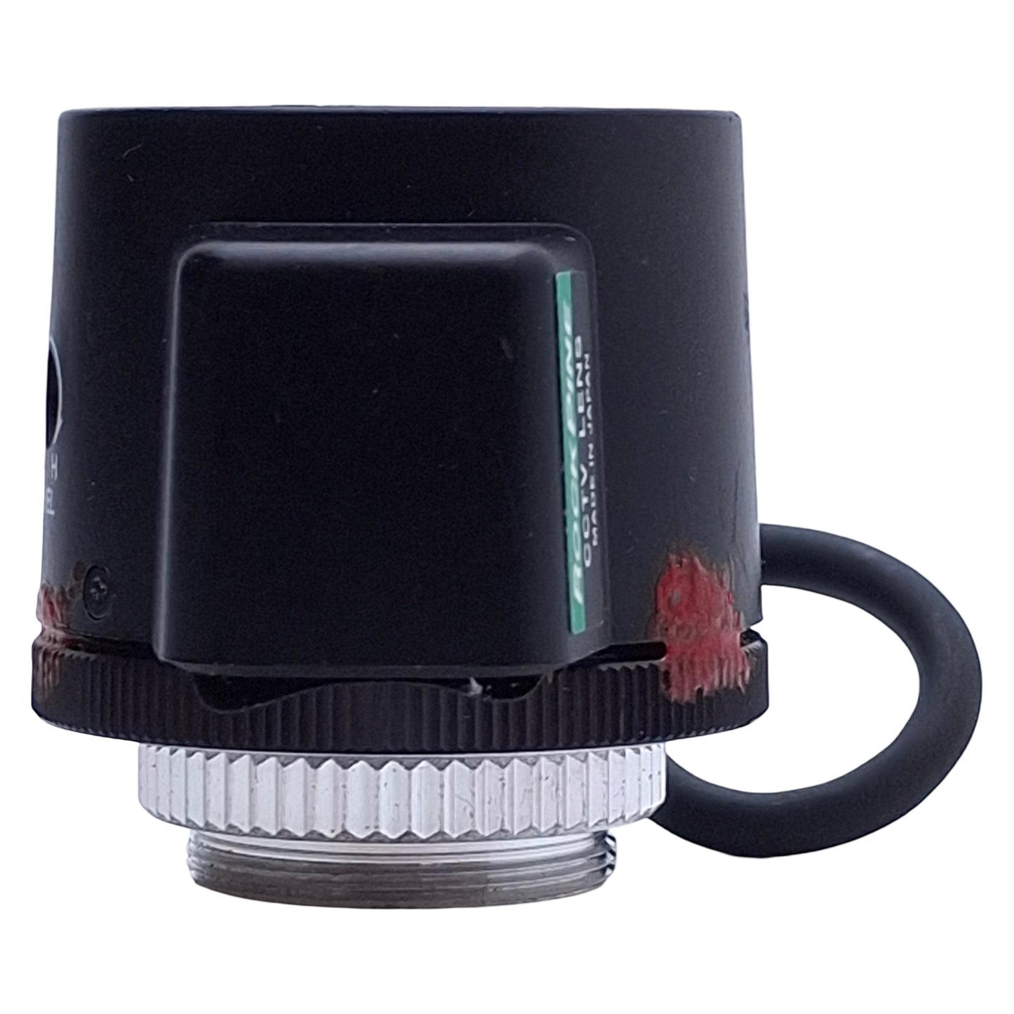 Used RockPine AM1614CA CCTV Lens 8-16VDC, 16mm Focal Length, 4-Pin Connector, C-Mount