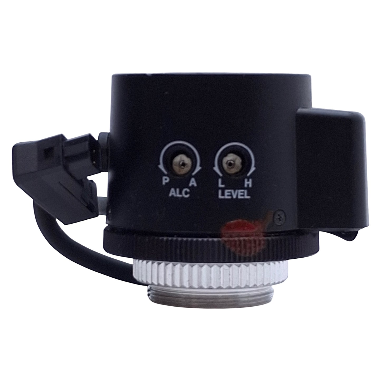 Used RockPine AM1614CA CCTV Lens 8-16VDC, 16mm Focal Length, 4-Pin Connector, C-Mount