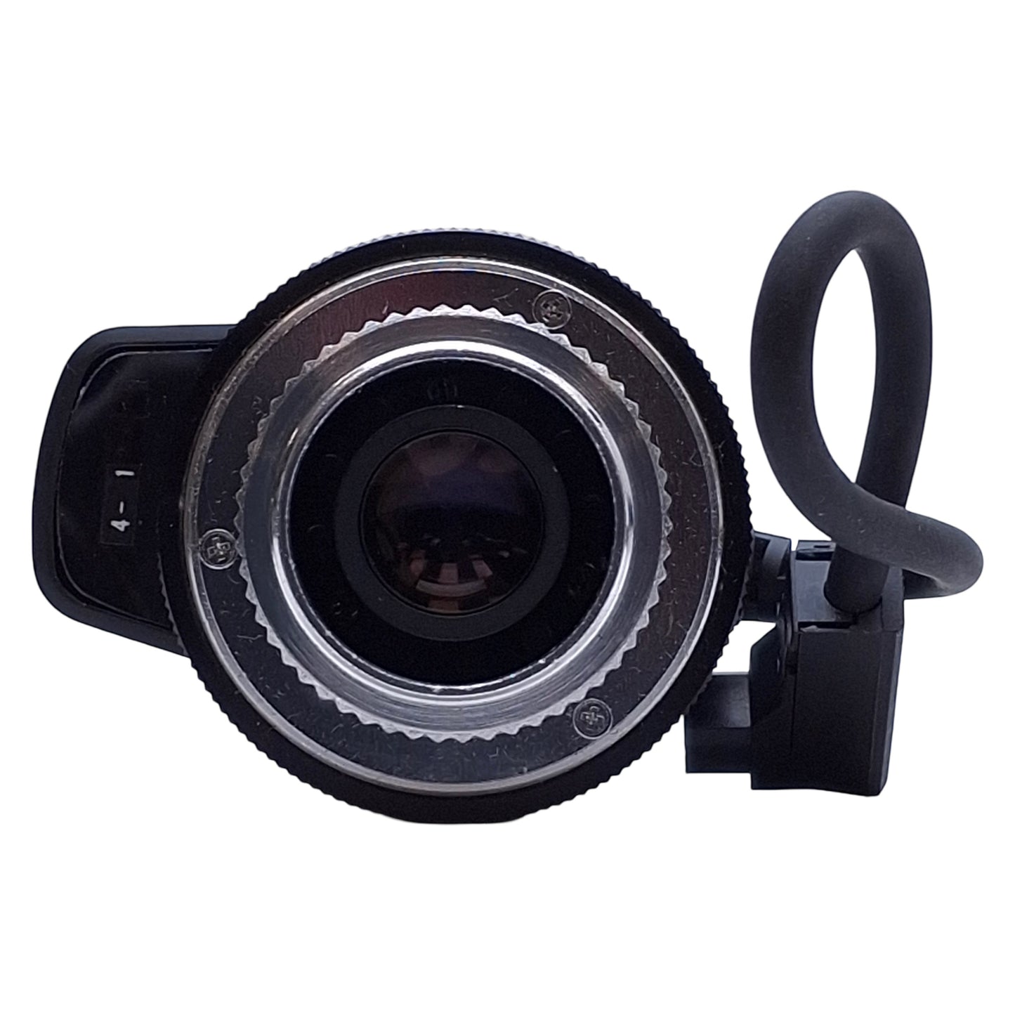 Used RockPine AM1614CA CCTV Lens 8-16VDC, 16mm Focal Length, 4-Pin Connector, C-Mount