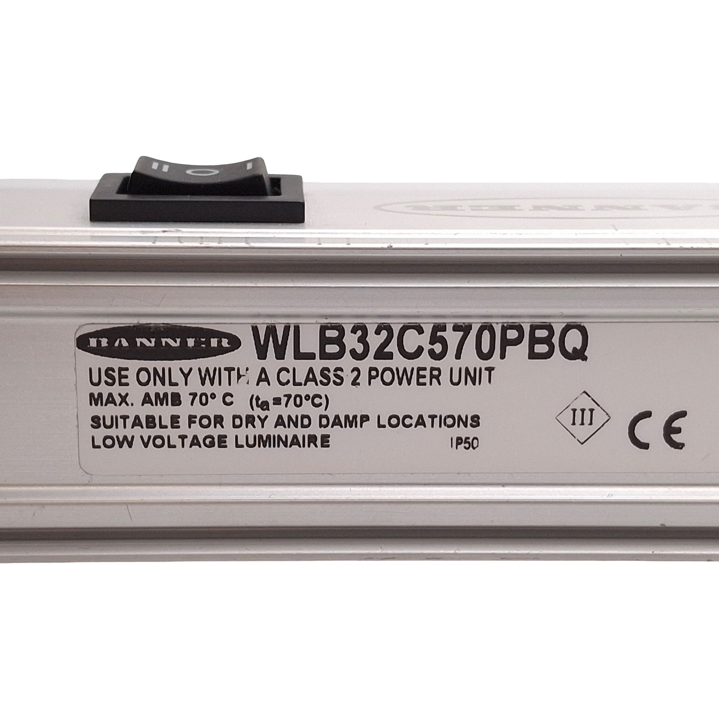 Used Banner WLB32C570PBQ WLB32 Industrial LED Light Bar 570mm, 12-30VDC, M12 4-Pin QD