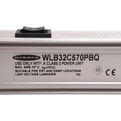 Used Banner WLB32C570PBQ WLB32 Industrial LED Light Bar 570mm, 12-30VDC, M12 4-Pin QD