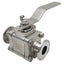 Used SVF SB76666ATTREP CleanFLOW Ball Valve, 1in Sanitary, 1500psi, Stainless Steel