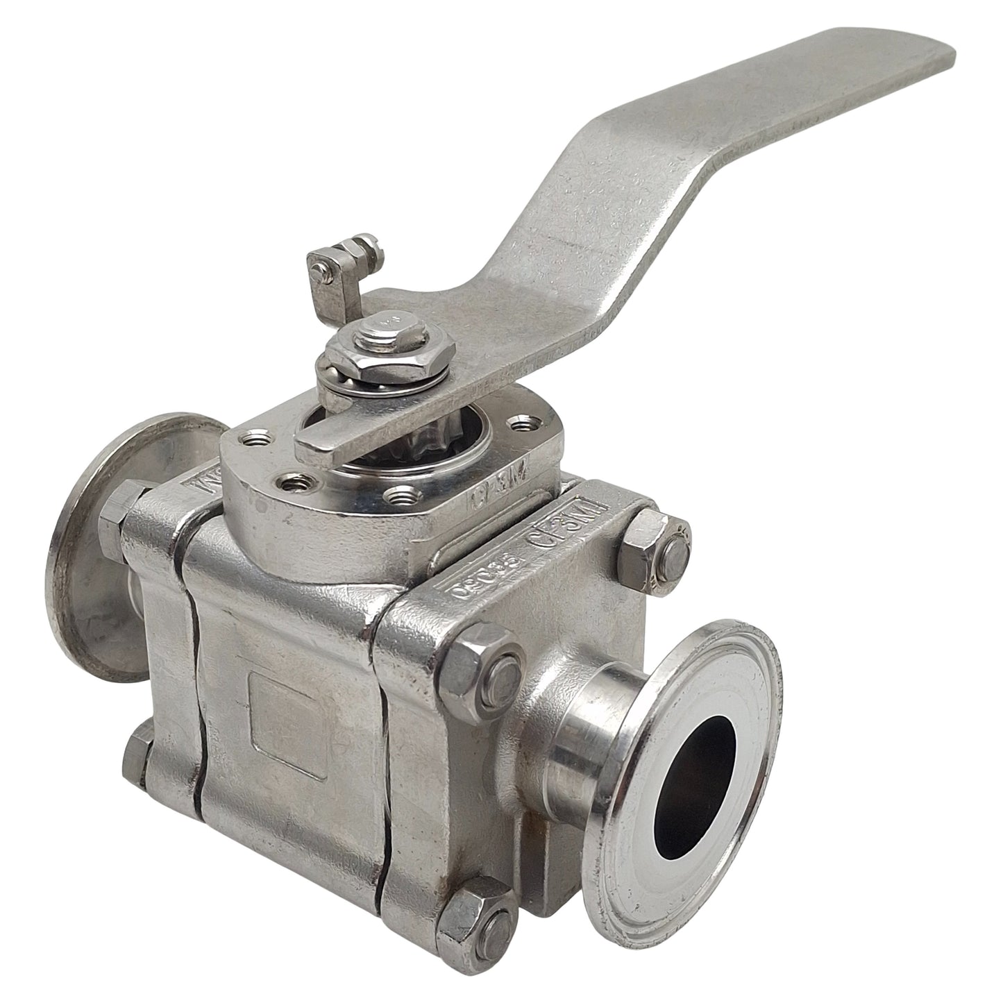 Used SVF SB76666ATTREP CleanFLOW Ball Valve, 1in Sanitary, 1500psi, Stainless Steel