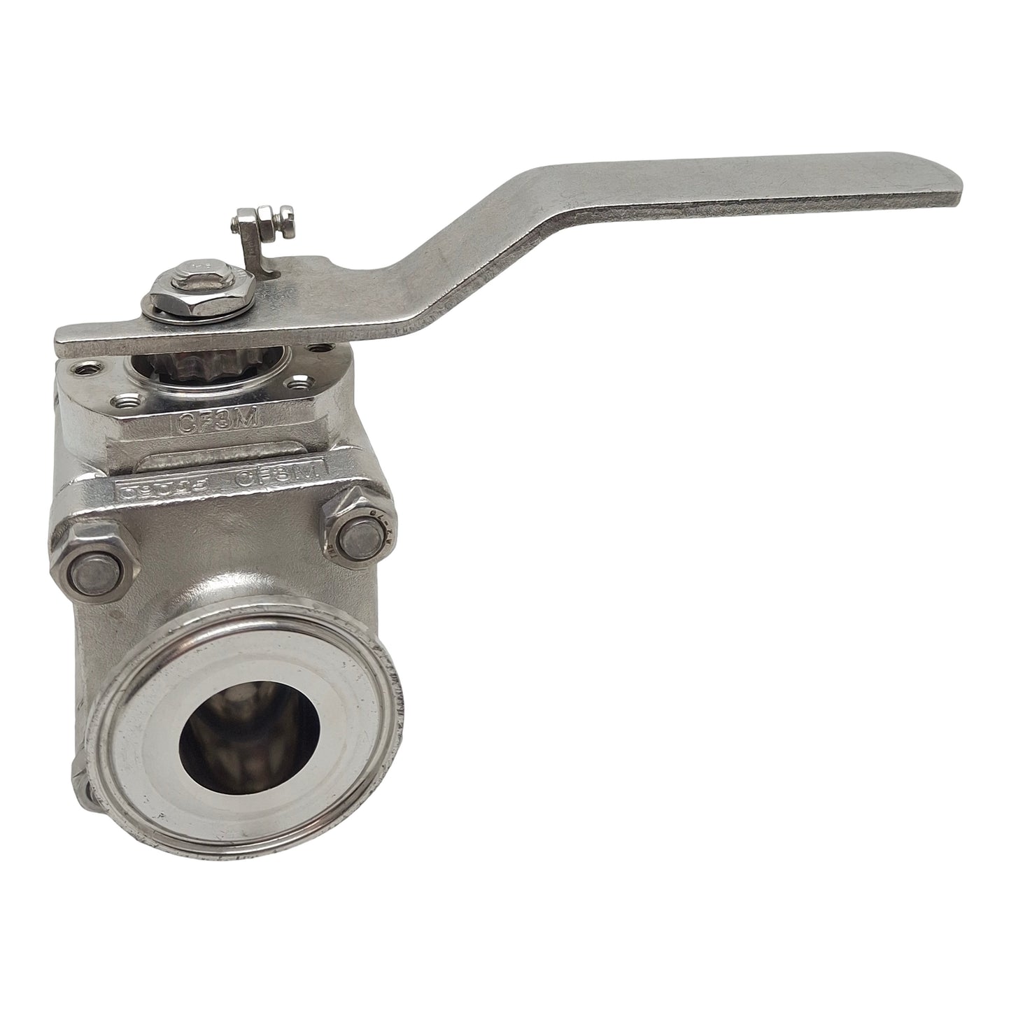 Used SVF SB76666ATTREP CleanFLOW Ball Valve, 1in Sanitary, 1500psi, Stainless Steel