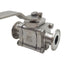Used SVF SB76666ATTREP CleanFLOW Ball Valve, 1in Sanitary, 1500psi, Stainless Steel