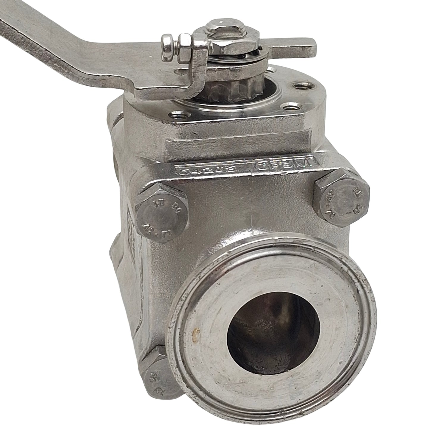 Used SVF SB76666ATTREP CleanFLOW Ball Valve, 1in Sanitary, 1500psi, Stainless Steel