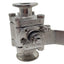 Used SVF SB76666ATTREP CleanFLOW Ball Valve, 1in Sanitary, 1500psi, Stainless Steel