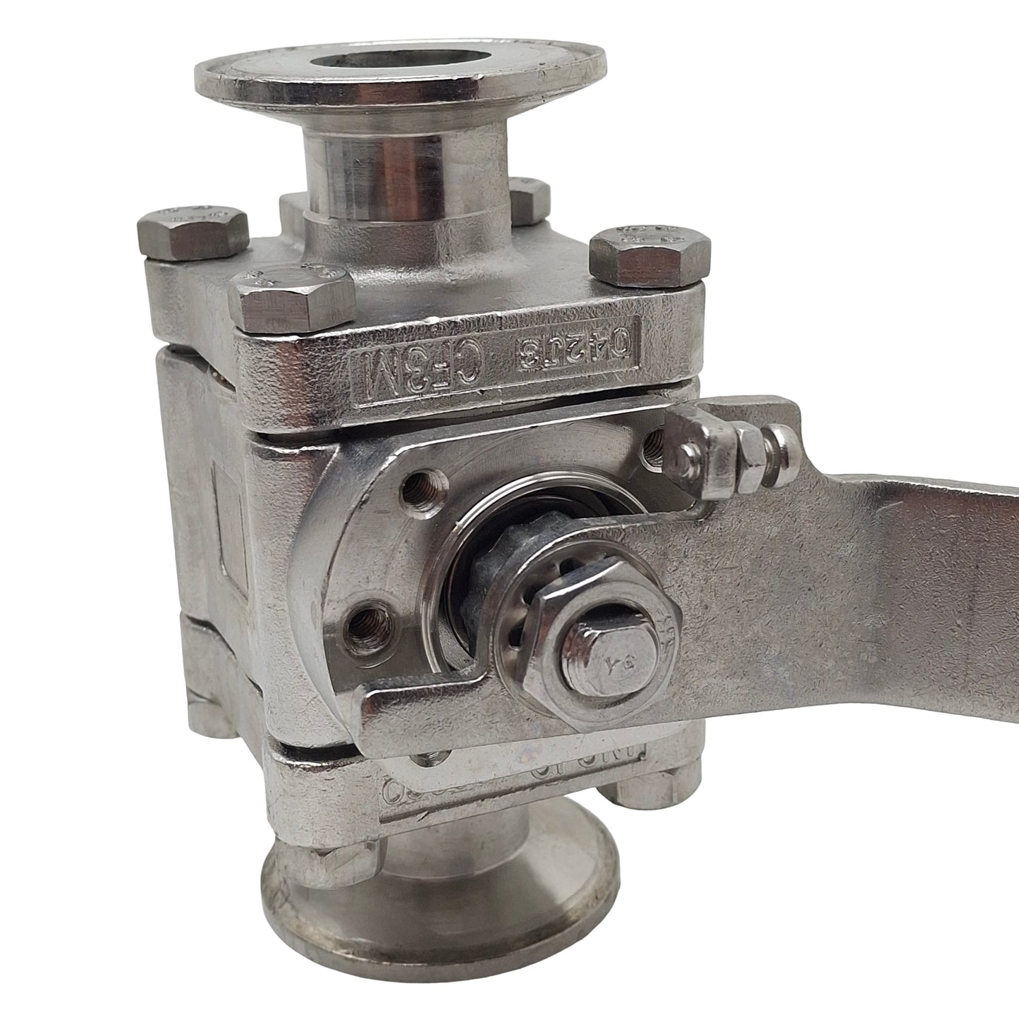 Used SVF SB76666ATTREP CleanFLOW Ball Valve, 1in Sanitary, 1500psi, Stainless Steel