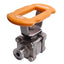 Used Swagelok SS-63TTS8 Stainless Steel 3-Piece Ball Valve, 1/2in Sanitary, 300 psig