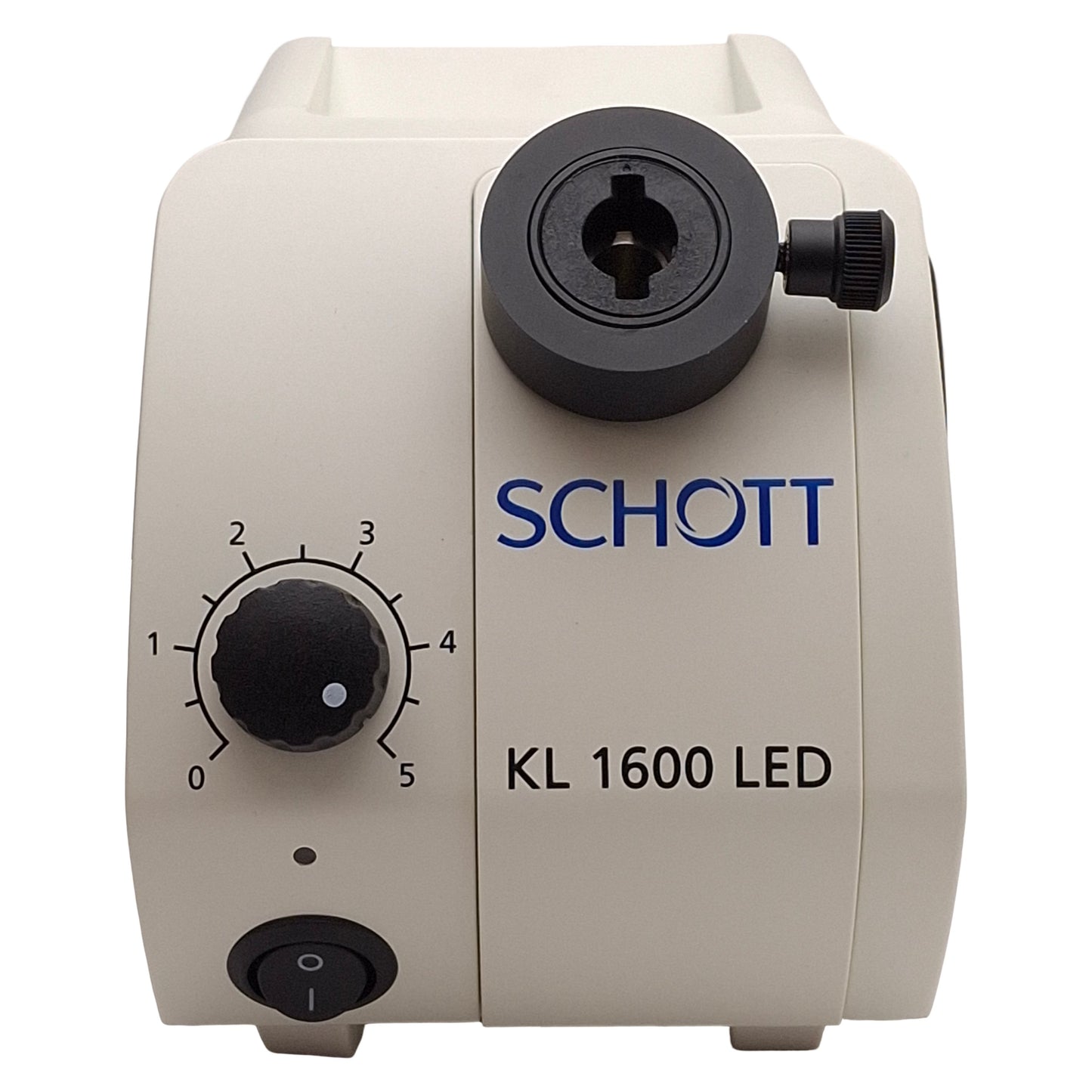 Used Schott KL 1600 LED Fiber Optic Light Source, White 5600K, ø10mm Output, 24VDC