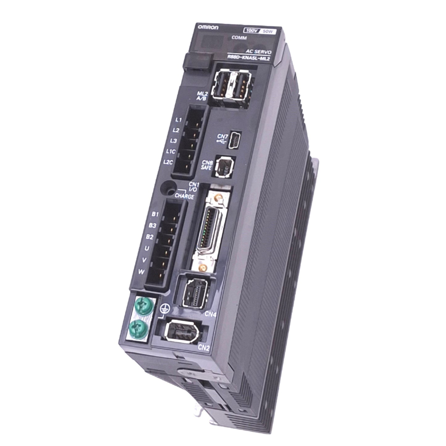 Used Omron R88D-KNA5L-ML2 AC Servo Driver, 3ph 0-120VAC 0-500Hz Out, 50W Max
