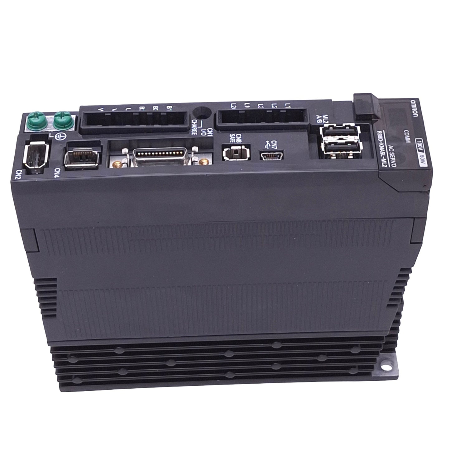 Used Omron R88D-KNA5L-ML2 AC Servo Driver, 3ph 0-120VAC 0-500Hz Out, 50W Max