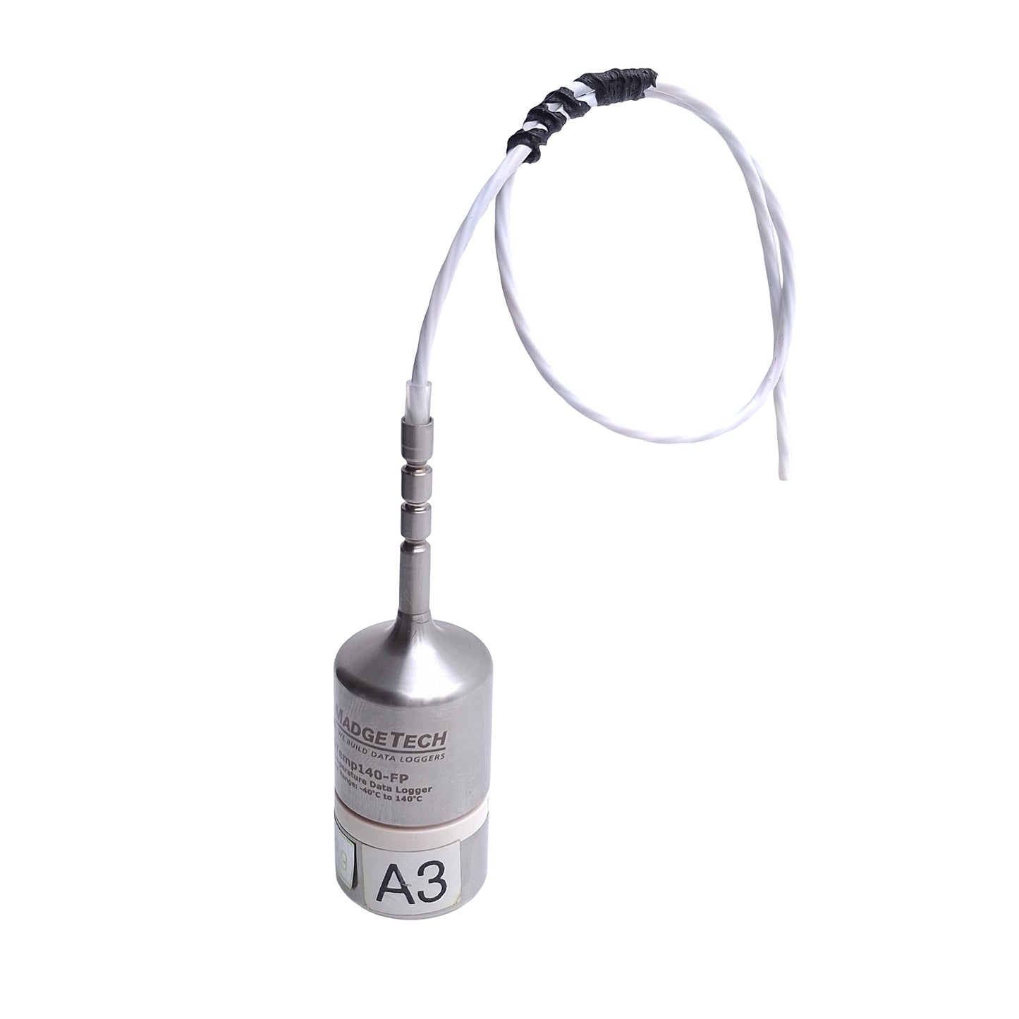 Used MadgeTech HiTemp140-FP High Temperature Data Logger, 125000 Baud Rate, 12" Probe