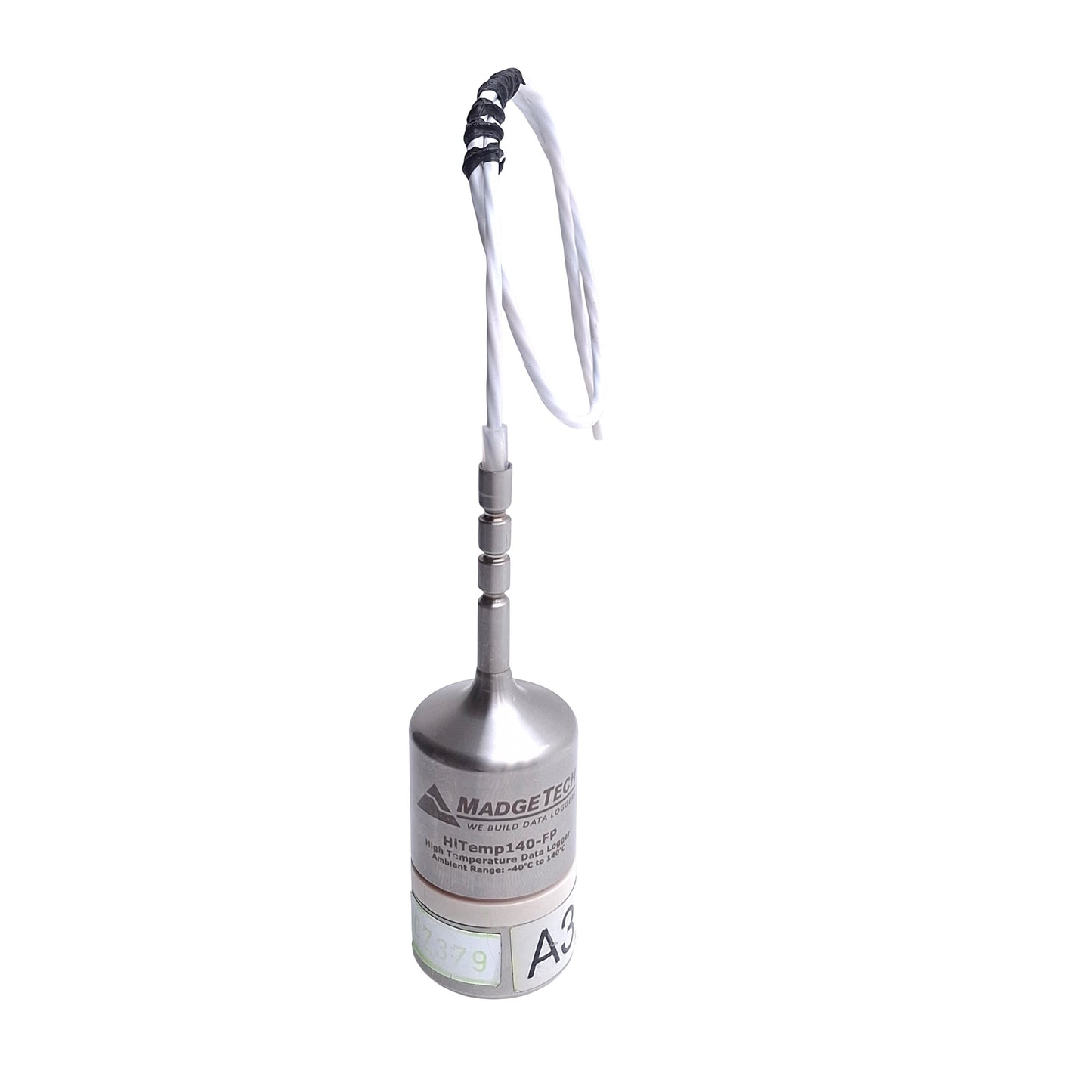 Used MadgeTech HiTemp140-FP High Temperature Data Logger, 125000 Baud Rate, 12" Probe