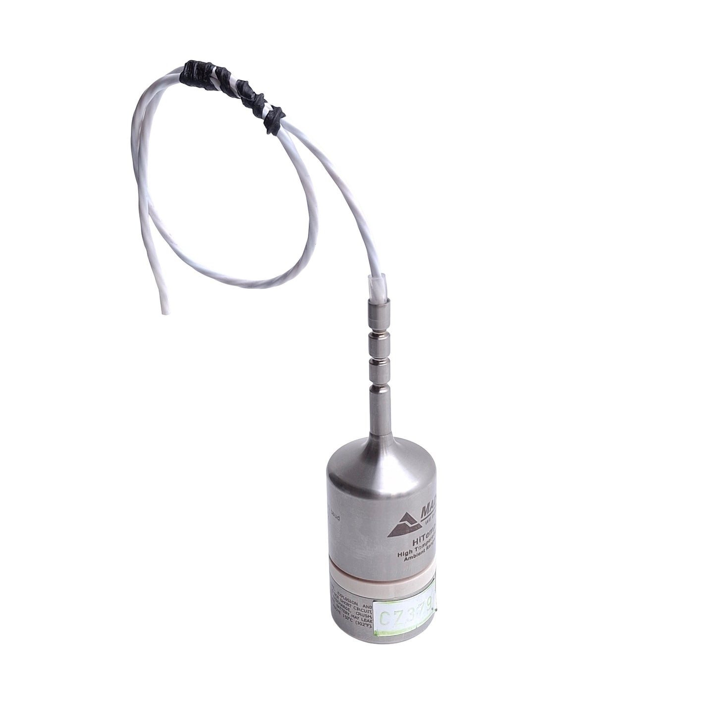 Used MadgeTech HiTemp140-FP High Temperature Data Logger, 125000 Baud Rate, 12" Probe