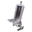 Used PALL ALT105G23DDH4 Sanitary Filter Housing, 5in, Vent/Drain D *Missing Vent Cap*