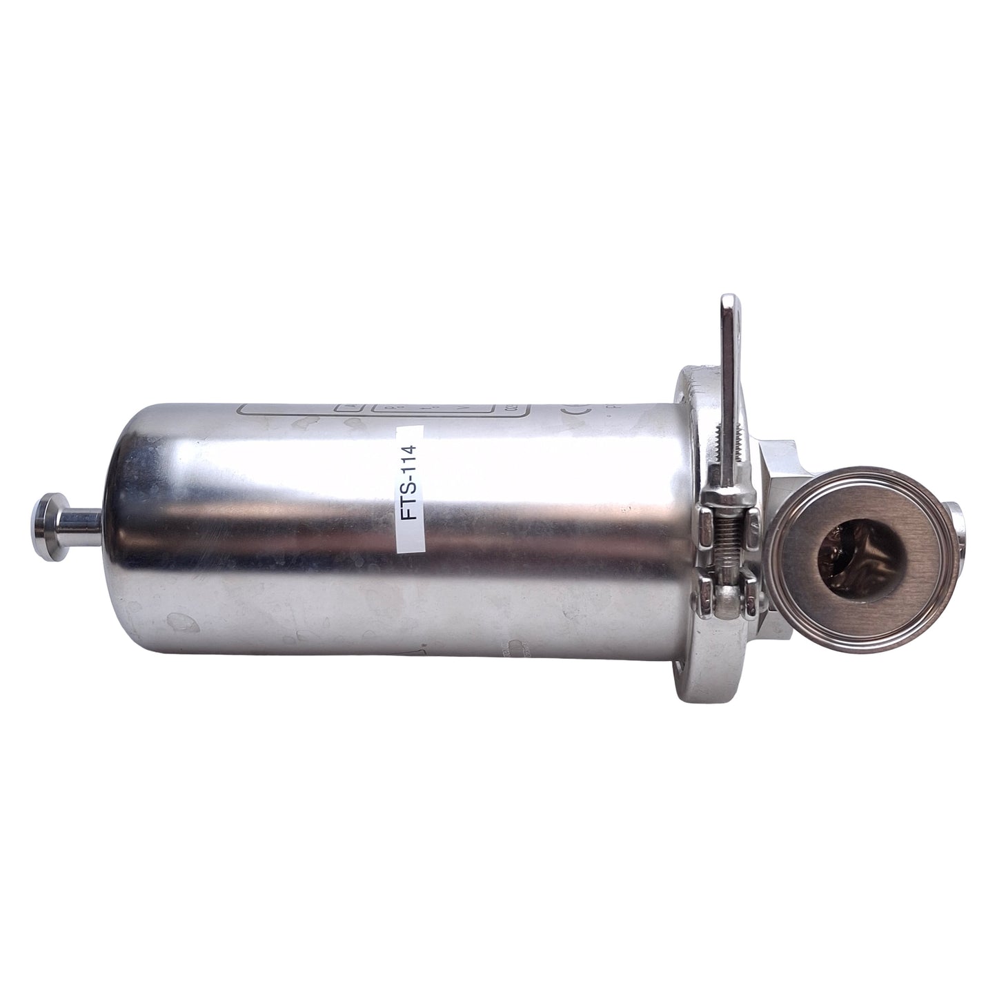 Used PALL ALT105G23DDH4 Sanitary Filter Housing, 5in, Vent/Drain D *Missing Vent Cap*