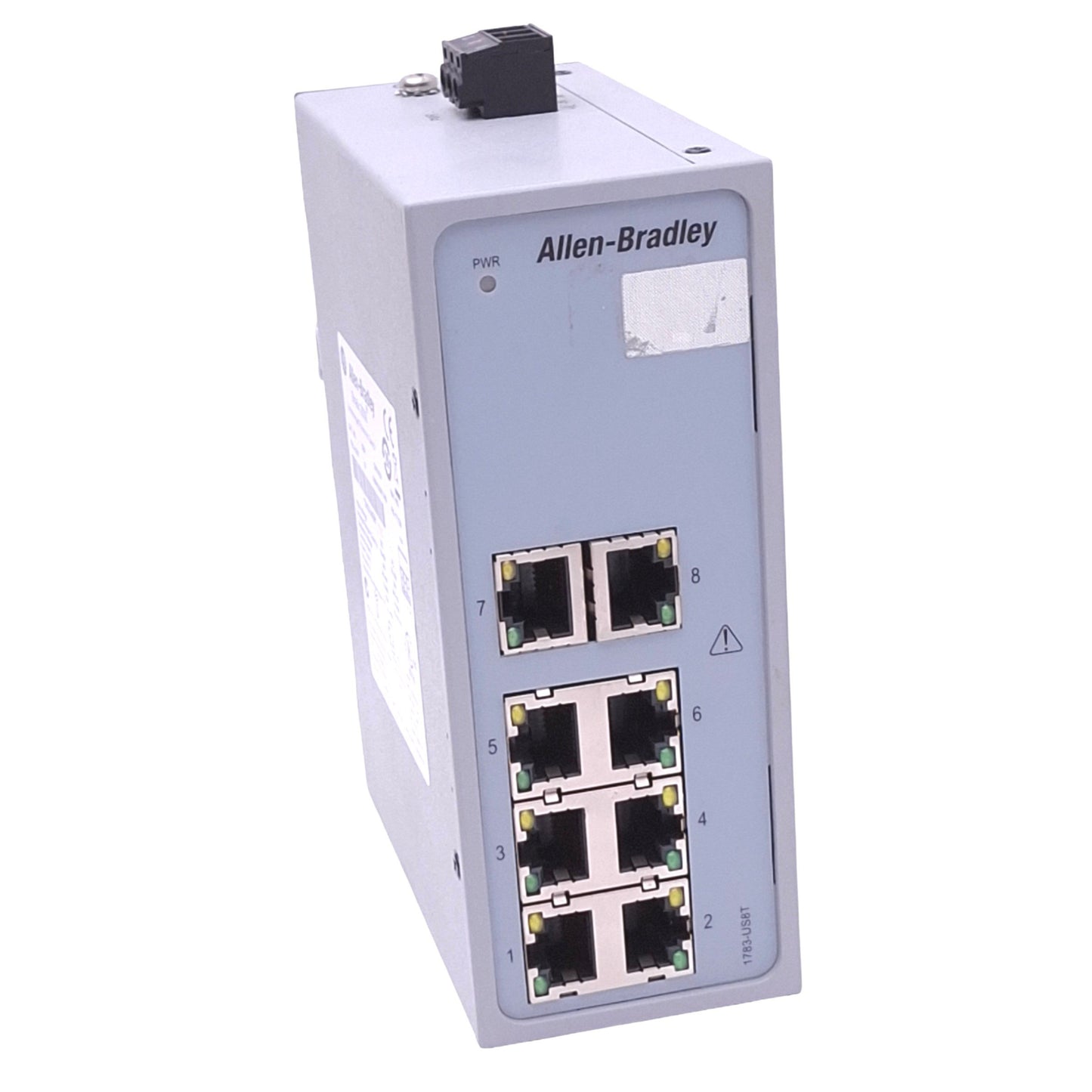 Used Allen Bradley 1783-US8T Stratix 2000 Ethernet Switch, 8-Port 10/100Mbps RJ45