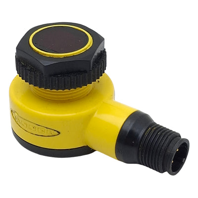 Used Banner T18SP6LPQ Photoelectric Sensor, PNP, 2m Range, 10-30VDC, 4-Pin M12 M, M18