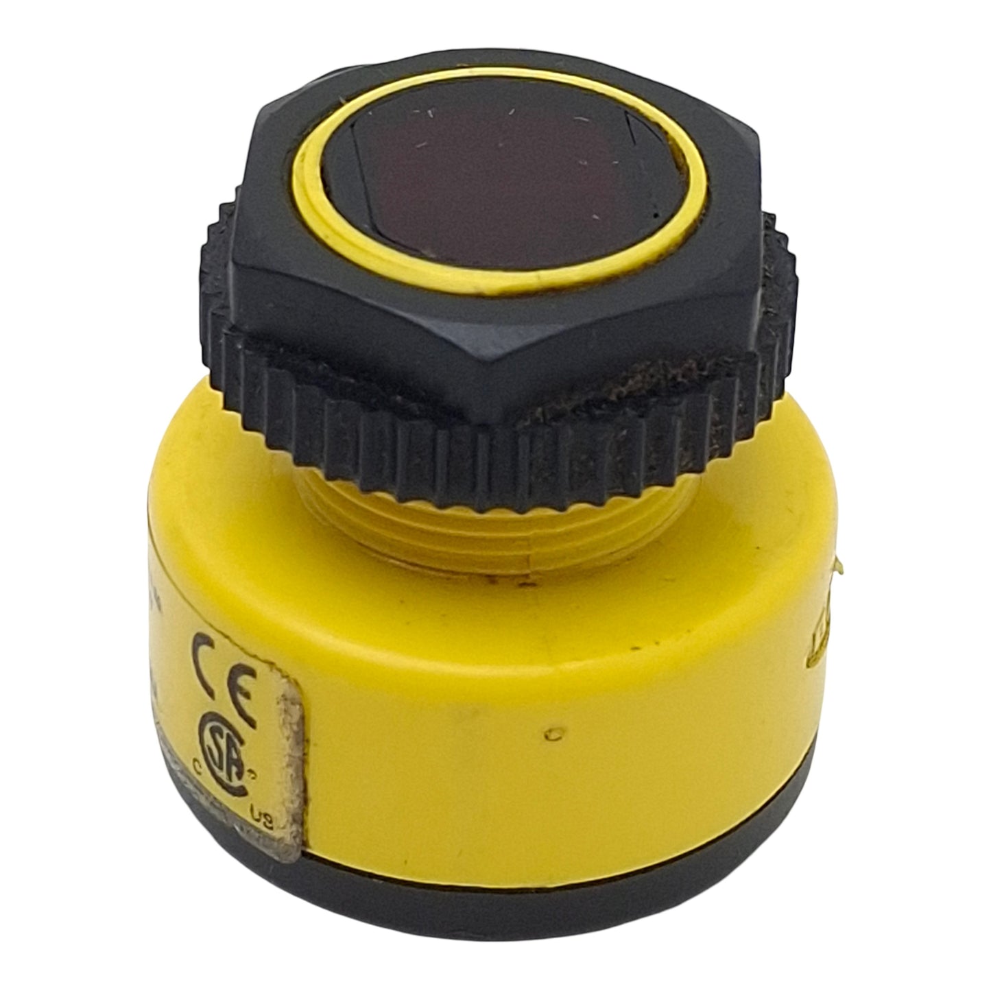 Used Banner T18SP6LPQ Photoelectric Sensor, PNP, 2m Range, 10-30VDC, 4-Pin M12 M, M18