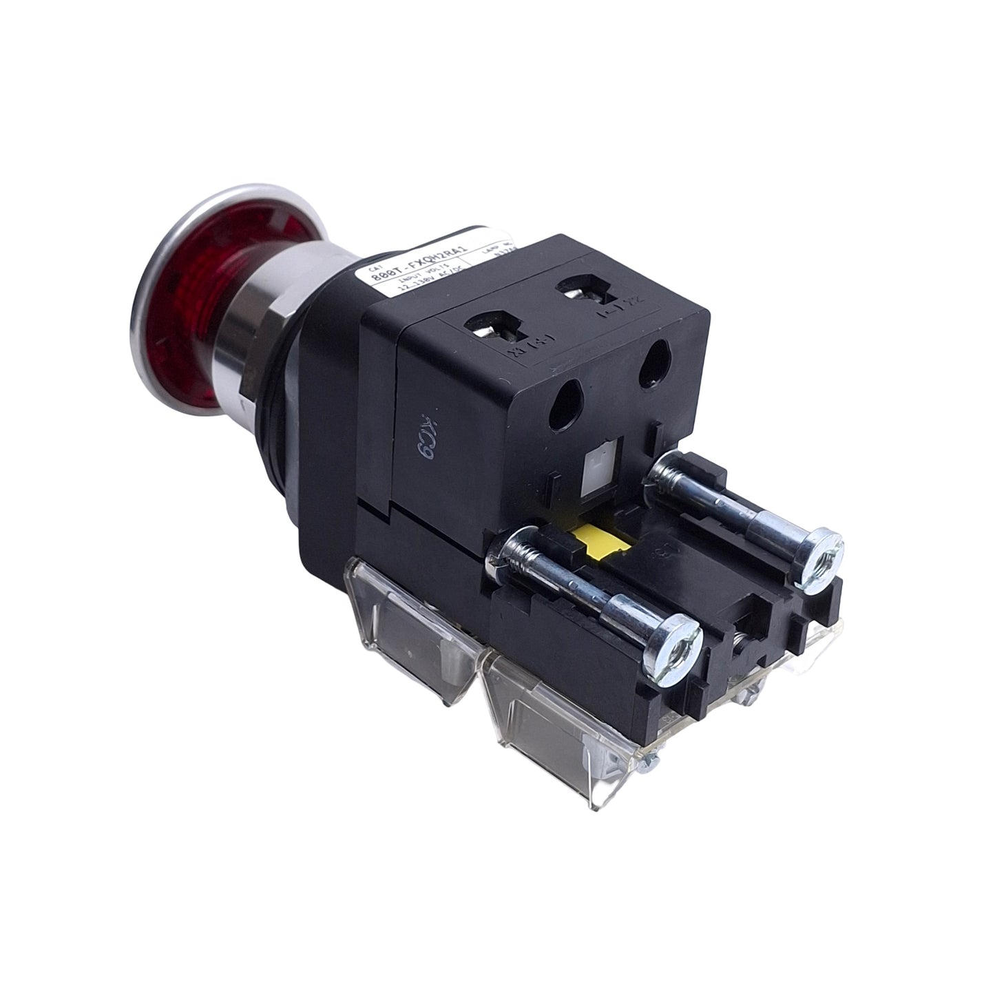 Used Allen Bradley 800T-FXQH2RA1 Push/Pull E-Stop Switch, ø30mm, 2NO+2NC, 10A 600V