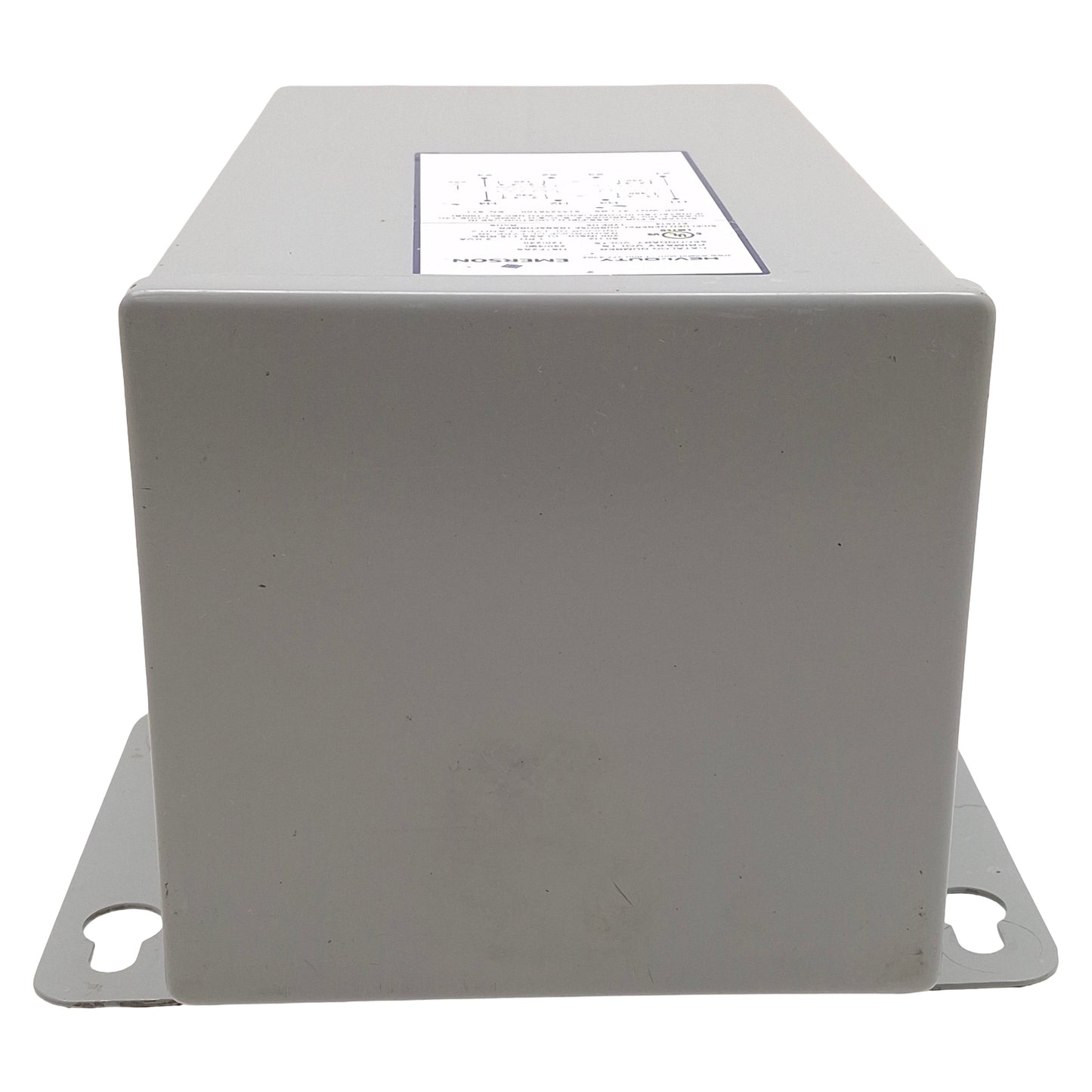 Used Emerson HS1F2AS Hevi-Duty Transformer 2kVA, 240/480V Primary, 120/240V Secondary