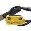 Used Banner Q12RB6RQ Photoelectric Sensor, PNP/NPN, 2m Range, 10-30VDC, 4-Pin M8, 6in