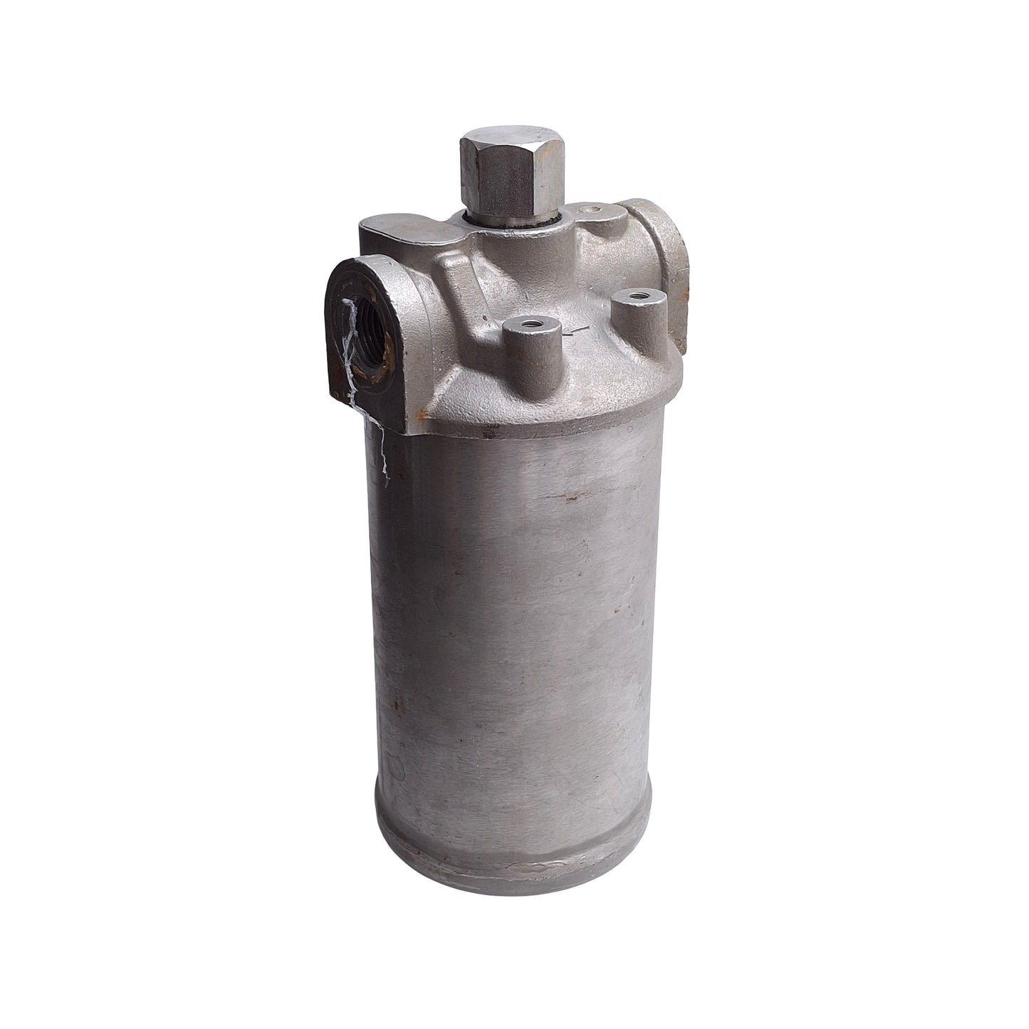 Used Hopewell FAS394DUB Single Cartridge Housing 4-7/8in Length, 1/2' NPT, Stainless