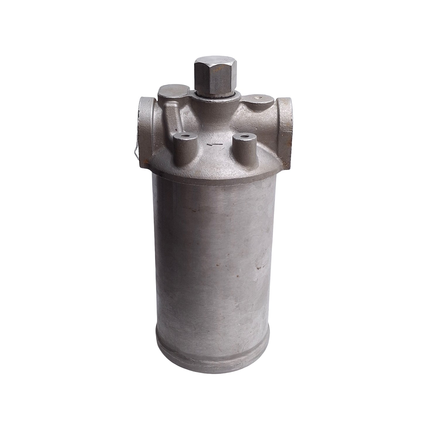 Used Hopewell FAS394DUB Single Cartridge Housing 4-7/8in Length, 1/2' NPT, Stainless