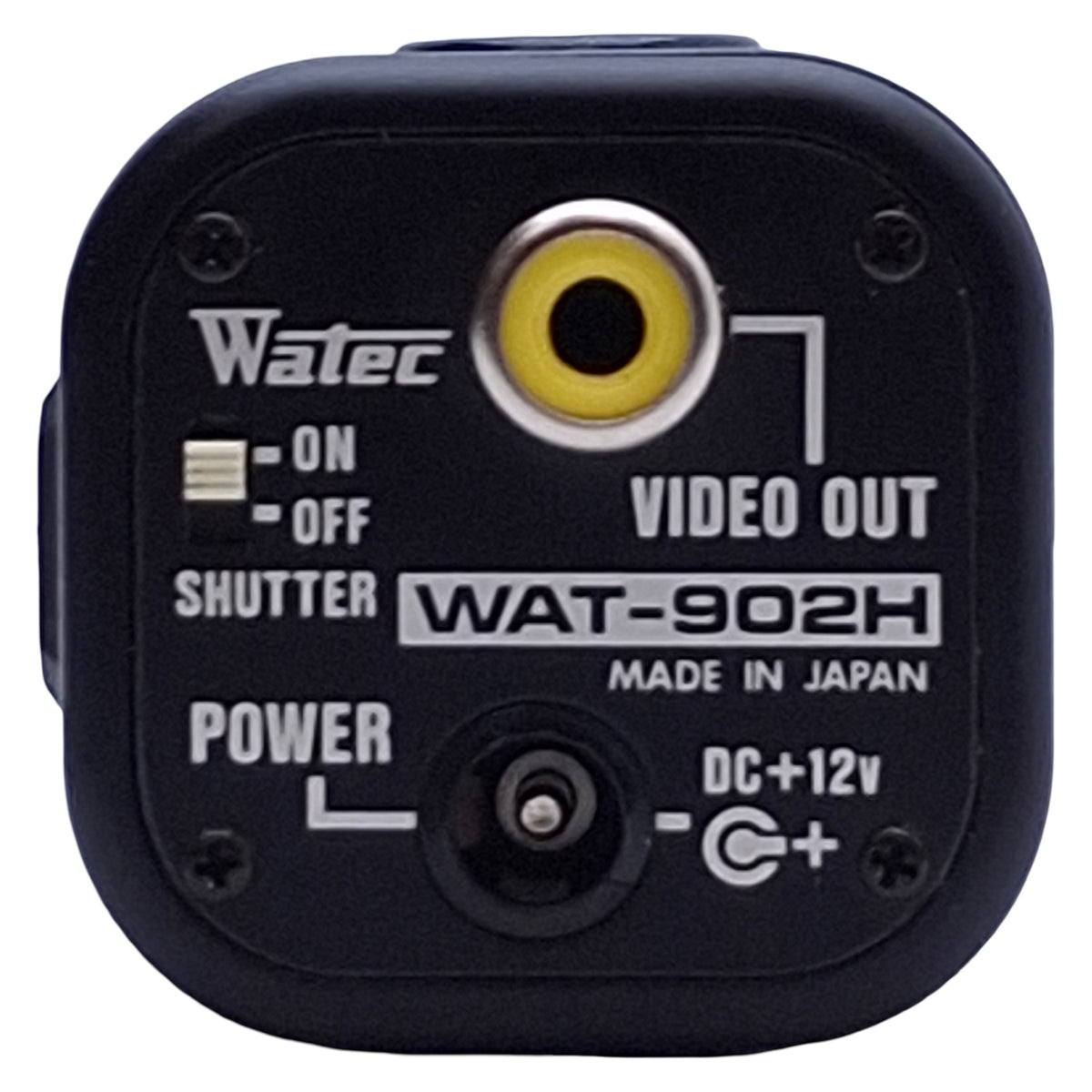 Used Watec WAT-902H CCIR Monochrome Camera 1/2" CCD Image Sensor, CS-Mount, 12VDC