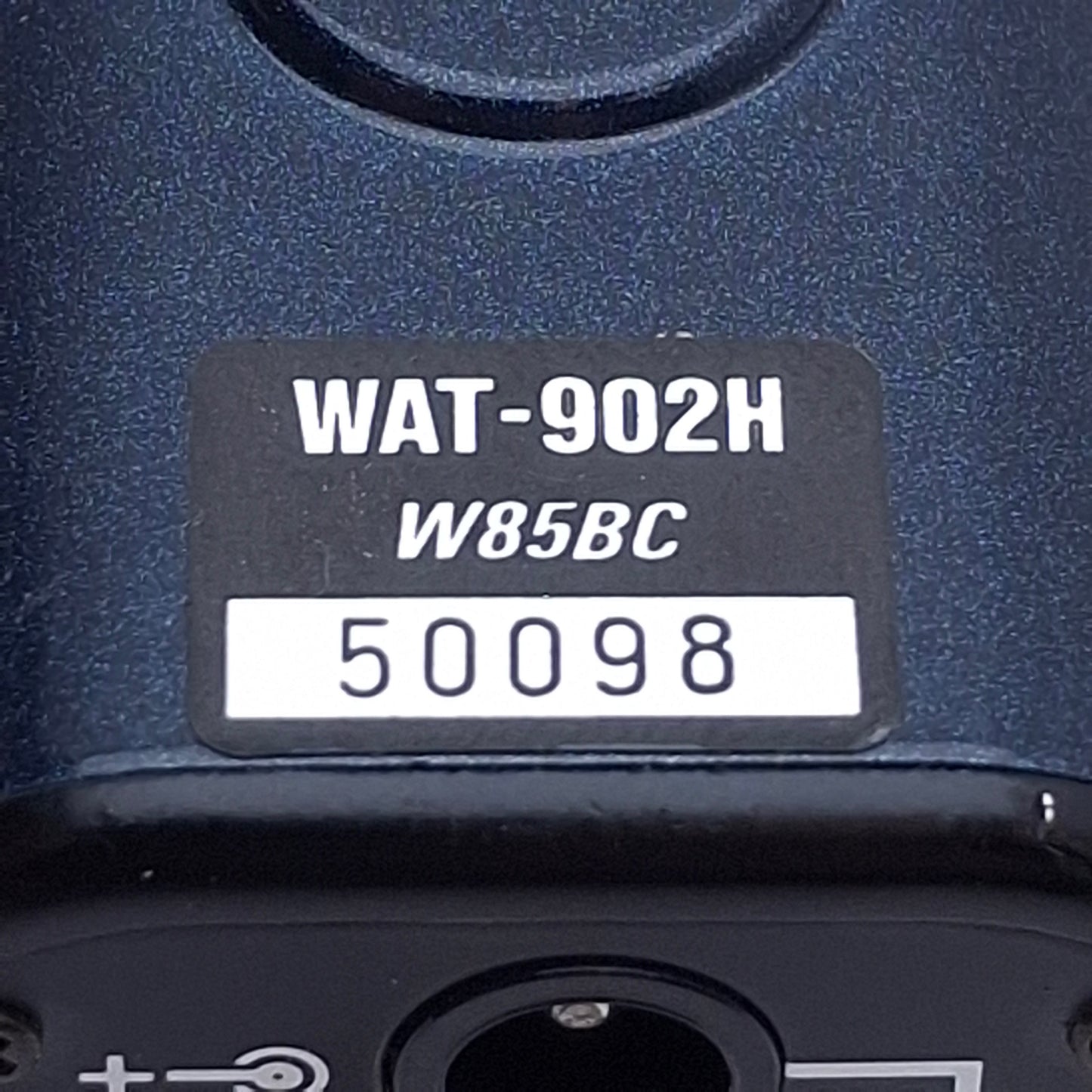 Used Watec WAT-902H EIA Monochrome Camera 1/2" CCD Image Sensor, CS-Mount, 12VDC