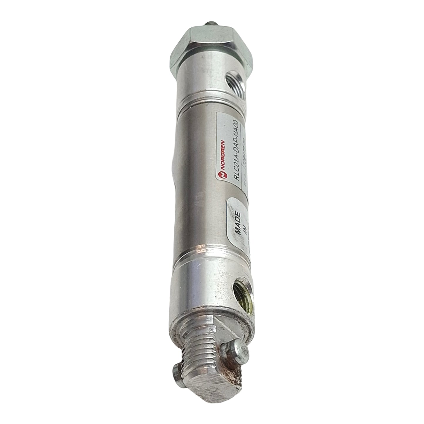Used Norgren RLC01A-DAP-NA00 Pneumatic Cylinder, ø3/4in Bore, 1in Stroke, 1/8in NPT
