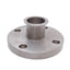 Used Viraj 2 150LB B16 A/SA182 Sanitary Flange Adapter, Bolt Flange to 2in Sanitary