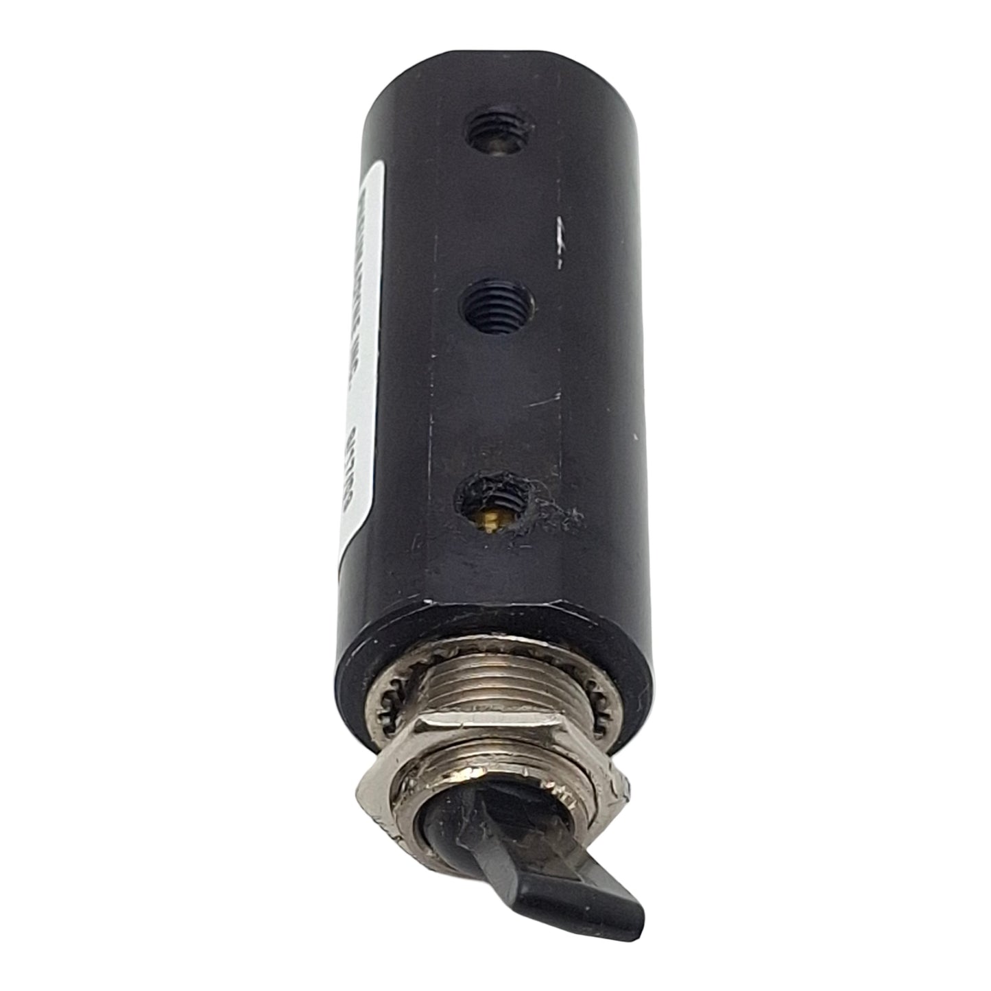 Used Pneumadyne HP45-100-DT Detented Toggle Air Control Valve, 4-Way, 5-Port, #10-32